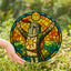 Solaire of Astora “Praise the Sun” Stained-Glass Suncatcher – Window Hanging Décor