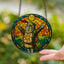 Solaire of Astora “Praise the Sun” Stained-Glass Suncatcher – Window Hanging Décor