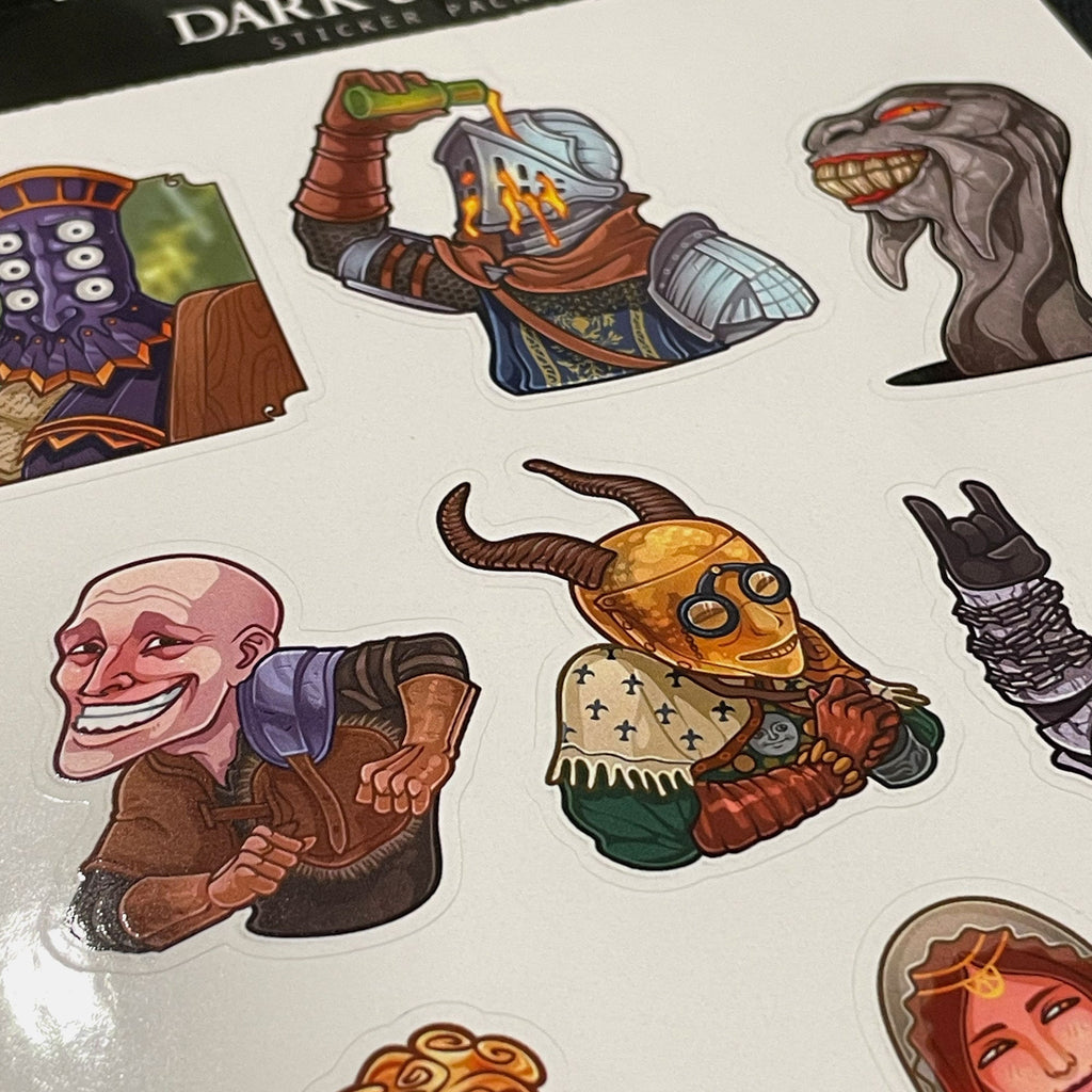 Unofficial Sticker Sheets inspired by Souls series / Video Game Stickers