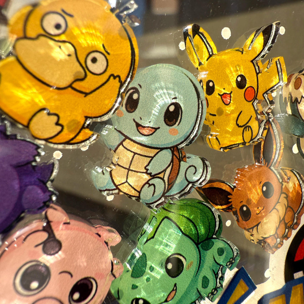 Pokemon Shaker Ornament – Kawaii Acrylic Decoration with Cute Chibi Characters | Anime Collectible Gift, Free Shipping | Pokemon Charms