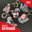 Kratos Keychain | God of War Inspired Acrylic Charm | Gamer Gift | Kratos & Atreus Fan Art Charm