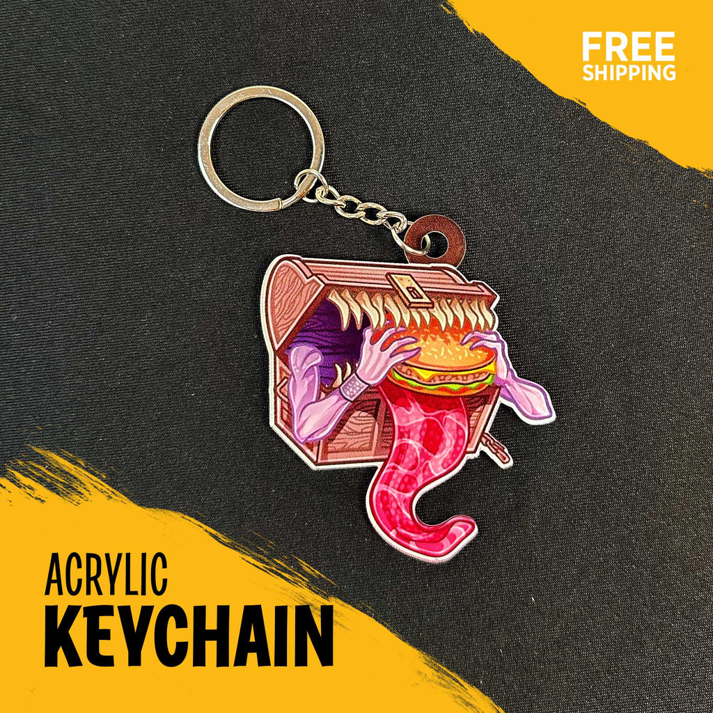 Dark Souls Inspired Acrylic Keychain & Magnet | Double-Sided Art | Soulslike Gamer Gift | Gaming Collectible | Gamer Gift