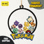 Pokemon Shaker Ornament – Kawaii Acrylic Decoration with Cute Chibi Characters | Anime Collectible Gift, Free Shipping | Pokemon Charms