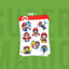 Unofficial Sticker Sheets inspired by Super Mario series / Video Game Stickers