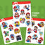 Unofficial Sticker Sheets inspired by Super Mario series / Video Game Stickers