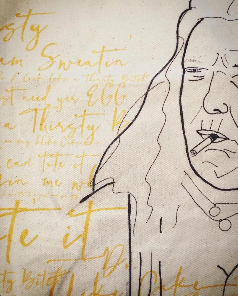 Angela Market Tote Bag