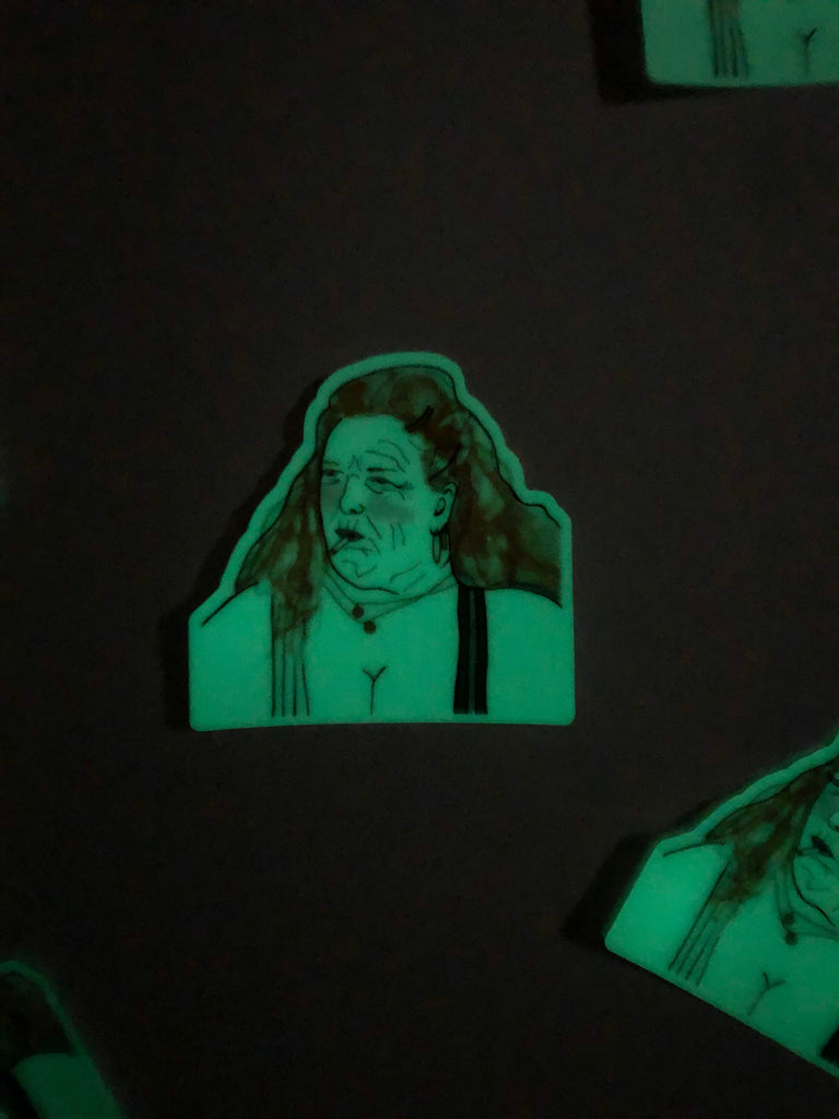 Angela Glow-in-the-dark Sticker