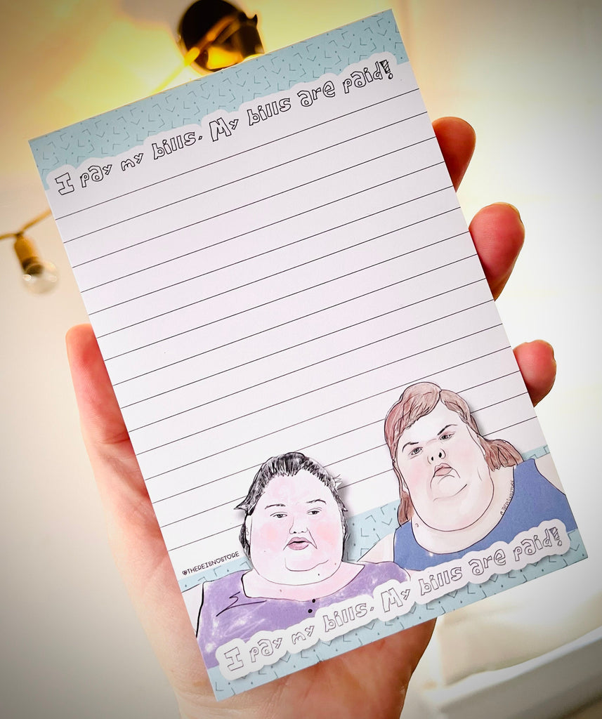 1000 lb sisters merchandise I pay my bills my bills are paid