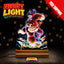 Donkey Kong Bananza LED Night Light – 6×9 Acrylic Photo Light with Remote – Color‑Changing RGB Gamer Decor