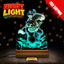 Donkey Kong Bananza LED Night Light – 6×9 Acrylic Photo Light with Remote – Color‑Changing RGB Gamer Decor