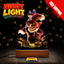 Donkey Kong Bananza LED Night Light – 6×9 Acrylic Photo Light with Remote – Color‑Changing RGB Gamer Decor