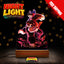 Donkey Kong Bananza LED Night Light – 6×9 Acrylic Photo Light with Remote – Color‑Changing RGB Gamer Decor