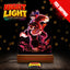 Donkey Kong Bananza LED Night Light – 6×9 Acrylic Photo Light with Remote – Color‑Changing RGB Gamer Decor