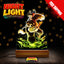 Donkey Kong Bananza LED Night Light – 6×9 Acrylic Photo Light with Remote – Color‑Changing RGB Gamer Decor