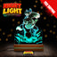 Donkey Kong Bananza LED Night Light – 6×9 Acrylic Photo Light with Remote – Color‑Changing RGB Gamer Decor