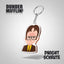 The Office Acrylic Keychains – Double-Sided Cartoon Characters | Dunder Mifflin TV Show Keychain Set | Fan Gifts for Him Her