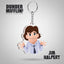 The Office Acrylic Keychains – Double-Sided Cartoon Characters | Dunder Mifflin TV Show Keychain Set | Fan Gifts for Him Her