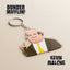 The Office Acrylic Keychains – Double-Sided Cartoon Characters | Dunder Mifflin TV Show Keychain Set | Fan Gifts for Him Her