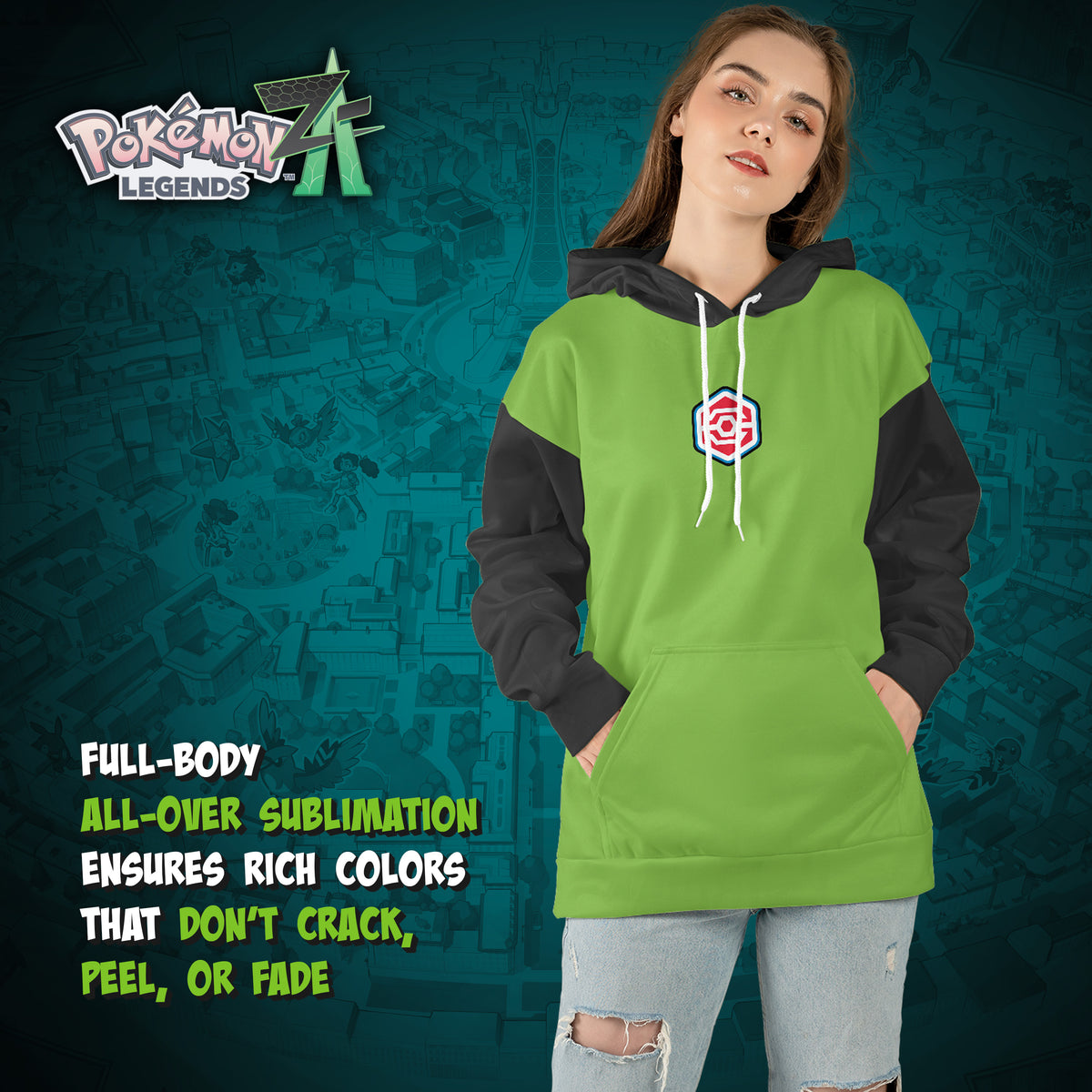 Pokemon Legends Z-A hoodie, photo 2