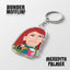 The Office Acrylic Keychains – Double-Sided Cartoon Characters | Dunder Mifflin TV Show Keychain Set | Fan Gifts for Him Her