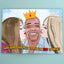 Seeking Sister Wife reality tv show cartoon illustration by fans of the show printed  on a funny greeting card 
