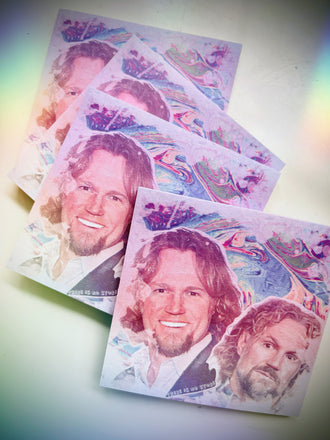 Sister Wives Post-It Notes | Reality TV Gifts and Merch | Coyote Pass Lovers | Kody Brown 1990s Stationary