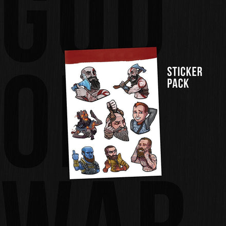 Unofficial Sticker Sheets inspired by God of War / Video Game Stickers