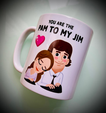 The Office Pam & Jim / His and Hers Coffee Mug Set / The Office Mug
