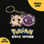 Pokemon Keychains | Custom Personalized Chibi Kawaii Acrylic Charms | Eevee & Bulbasaur, Pikachu Duos, Anime Collectible Gifts