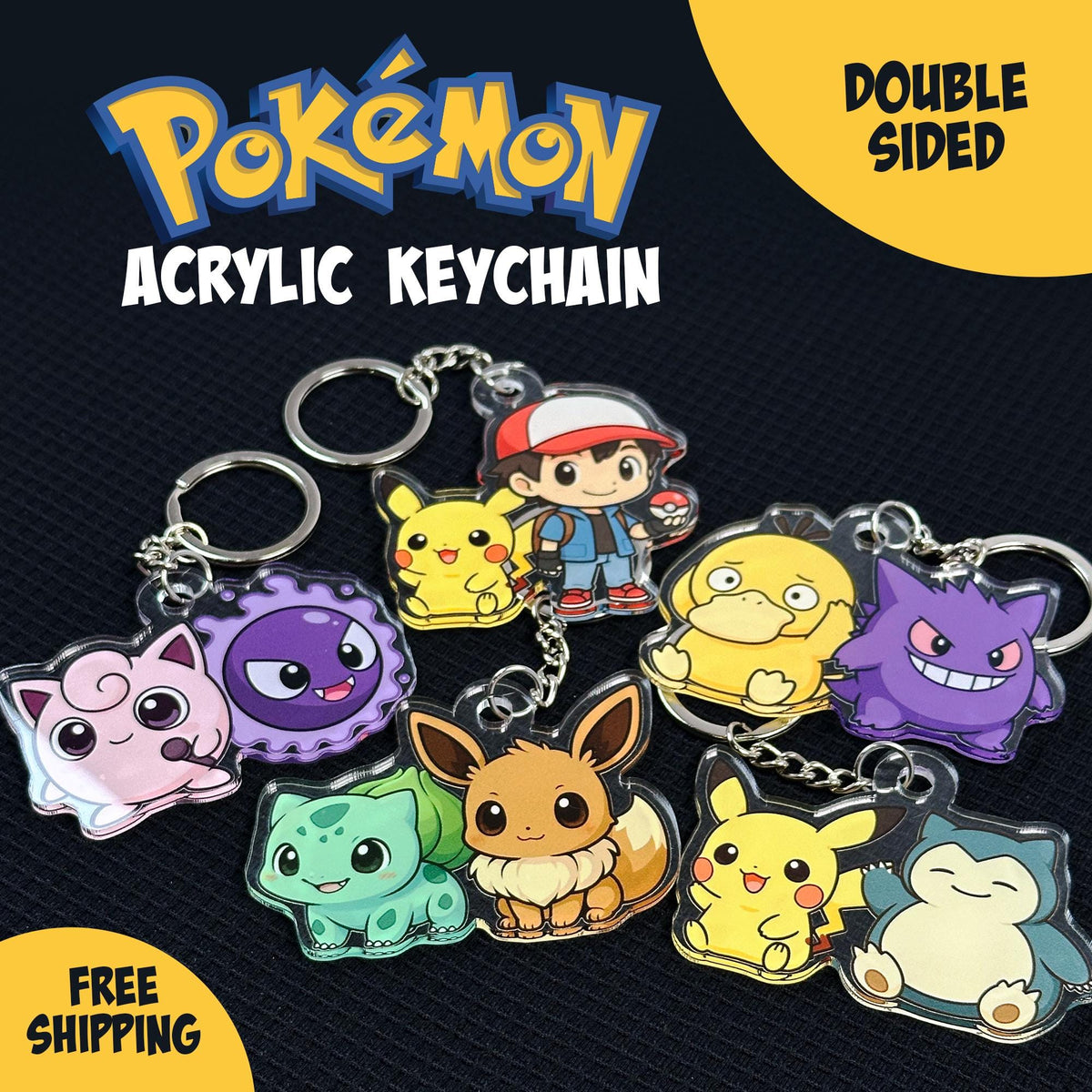 Pokemon chibi keychains, photo 6