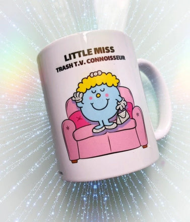Little Miss Trash T.V. Connoisseur by @thereisnostore //  Pop Culture + Meme Gifts // True Crime Junkies // Reality Television Lovers