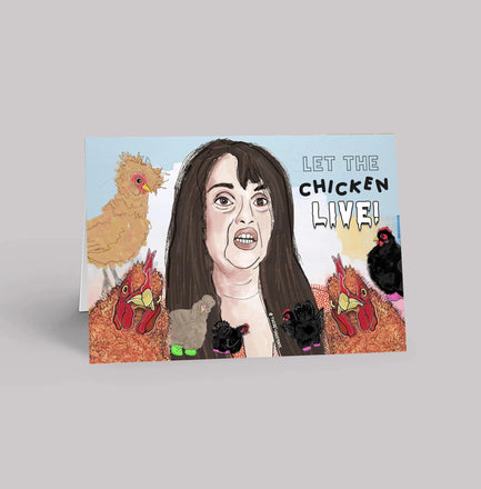 90 Day Fiance Greeting Card | Chidi + Rayne  | Reality TV Merch & Gifts by @thereisnostore | Let The Chicken Live!