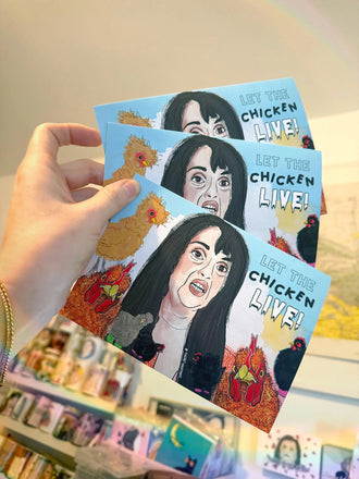 90 Day Fiance Greeting Card | Chidi + Rayne  | Reality TV Merch & Gifts by @thereisnostore | Let The Chicken Live!