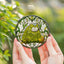 Mosslax Stained Glass Suncatcher • Inspired by Pokemon Pokopia Mosslax