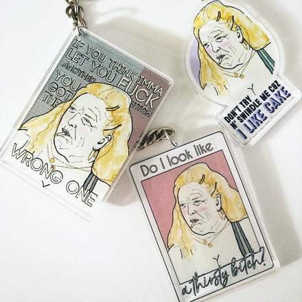 Angela Keychain