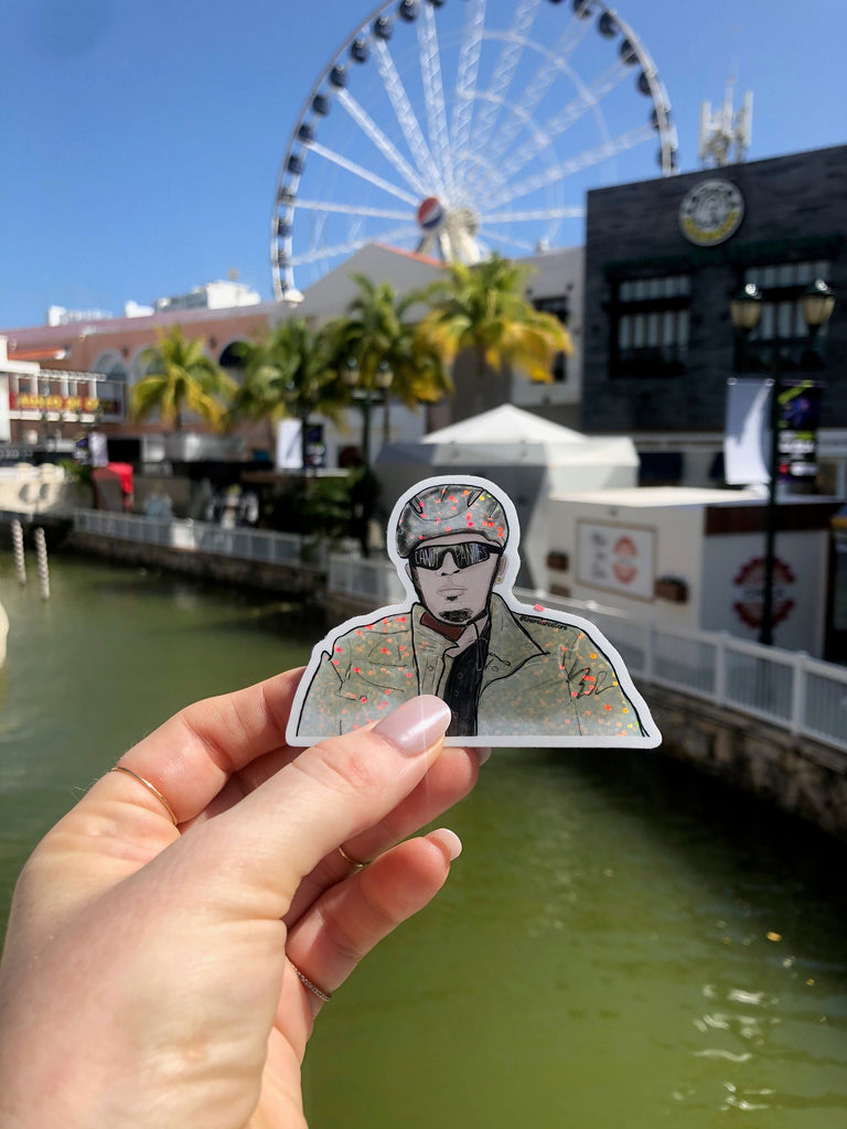 Caesar Sticker Caesar Glitter Sticker β ThereisNOStore