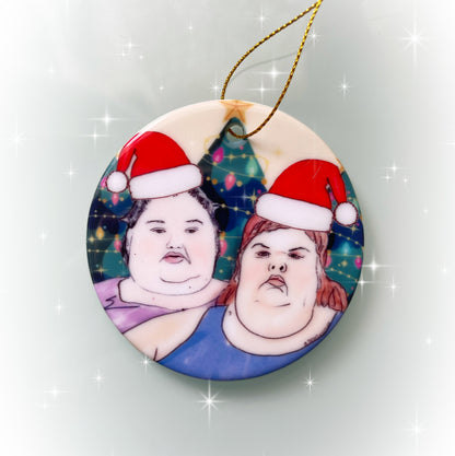 1000-lb Sisters Christmas ornament, photo 2