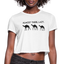 Lazy Cropped T-Shirt - white